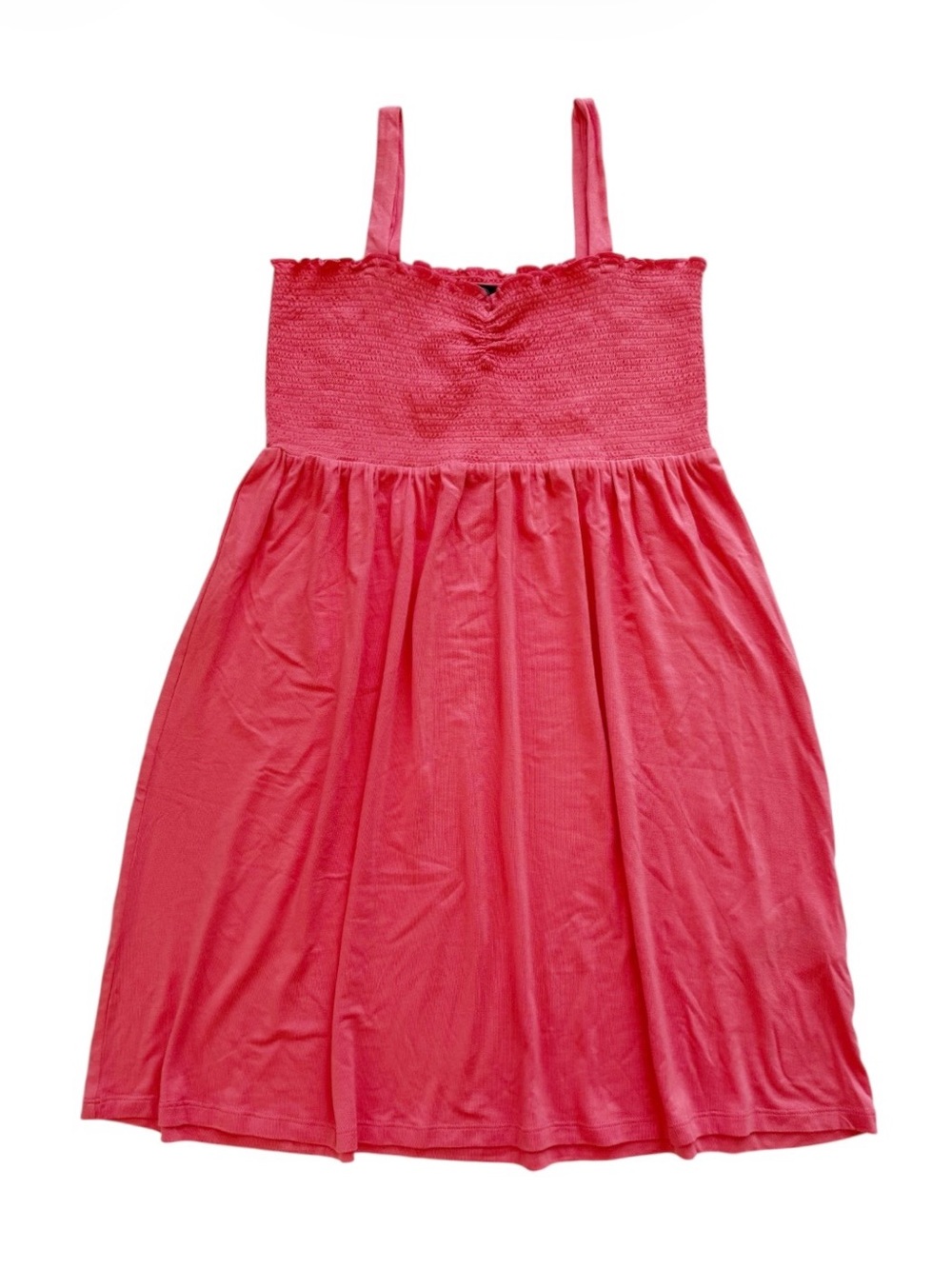 Volvom Smocked Modal Coral Dress Size 10/12